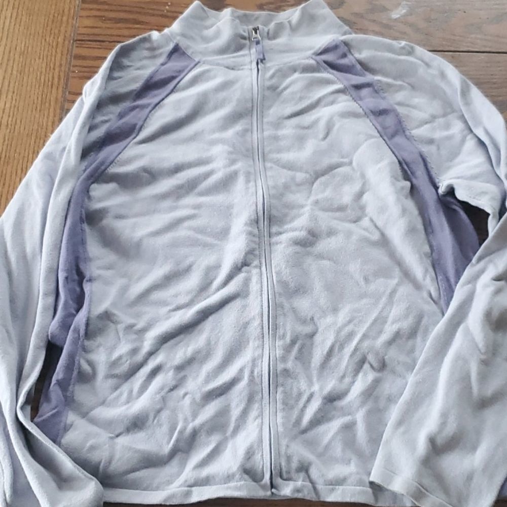J Jill purple medium exercise jacket - Picture 4 of 4
